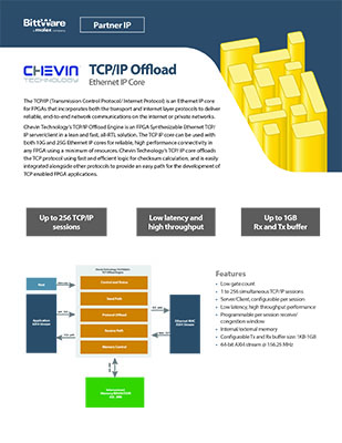 Chevin TCPIP datasheet thumbnail