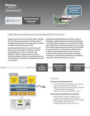 EdgeCortix datasheet thumbnail