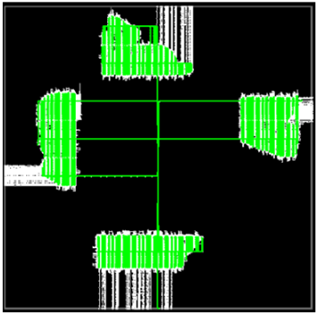 Image showing Internal logic interconnection using Achronix 2D NOC
