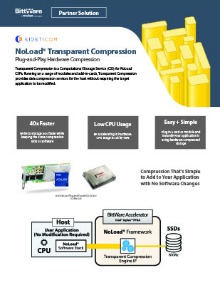 NoLoad Transparent Compression datasheet thumbnail